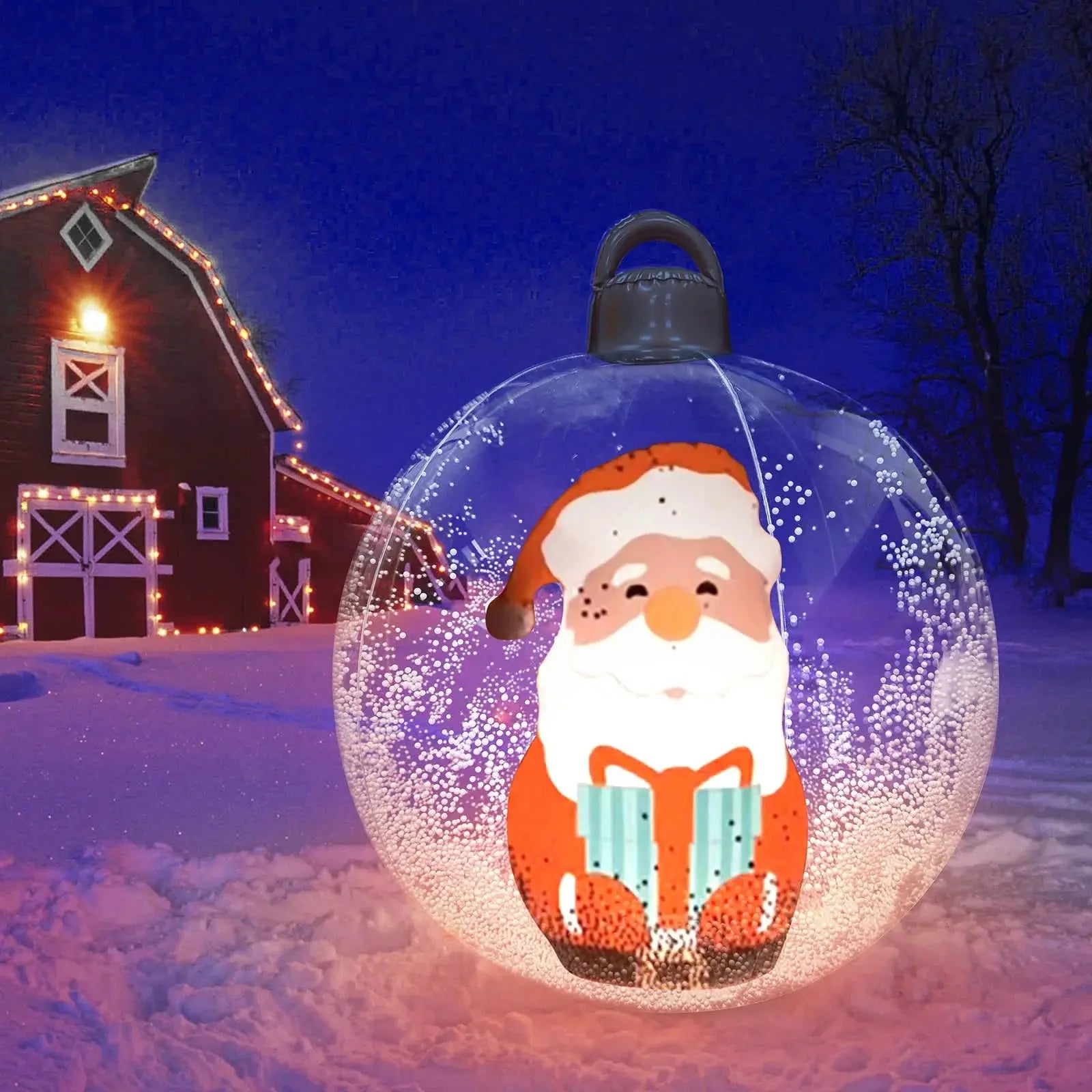 BrightBall™ | Inflatable Christmas ball with light — Controllable via remote control