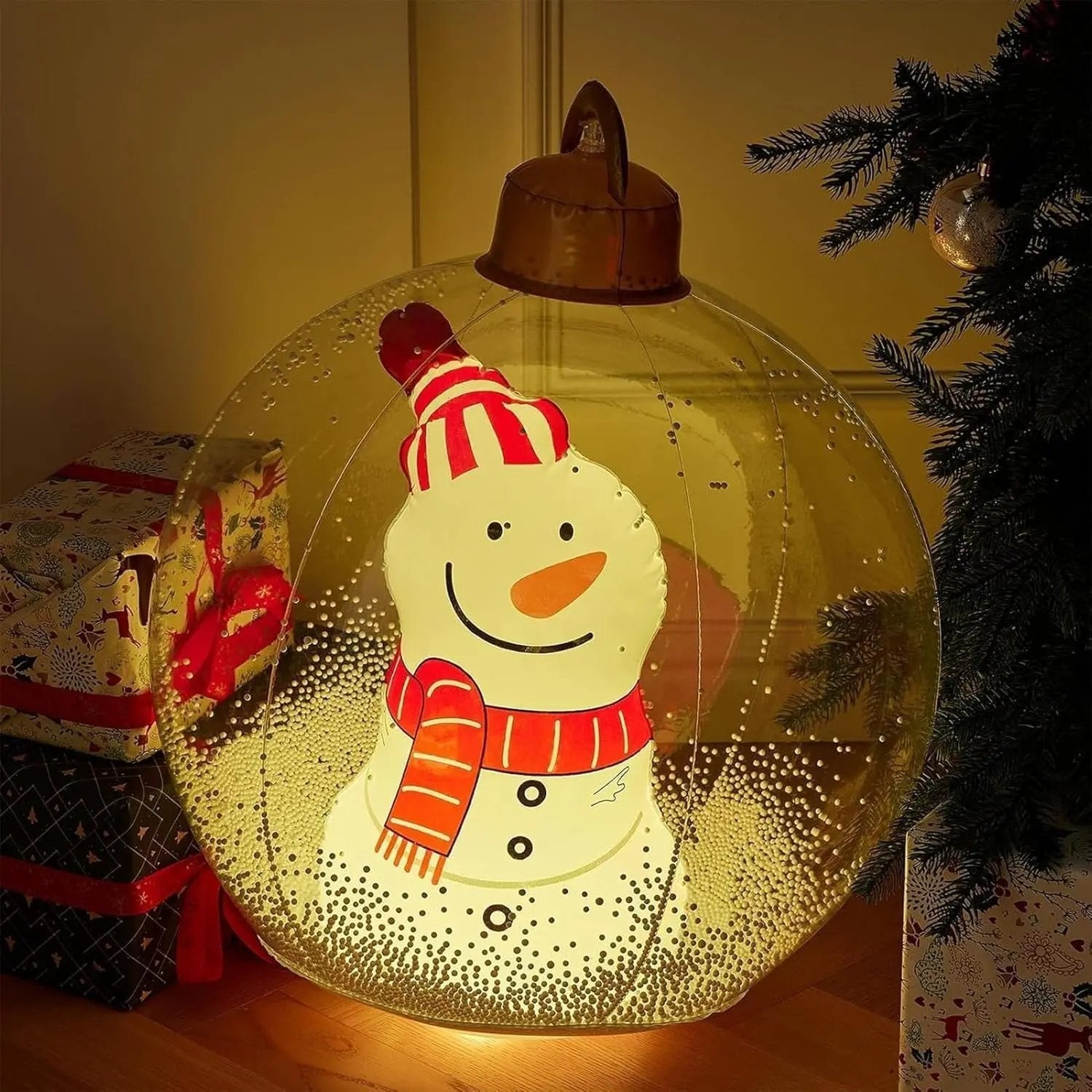 BrightBall™ | Inflatable Christmas ball with light — Controllable via remote control