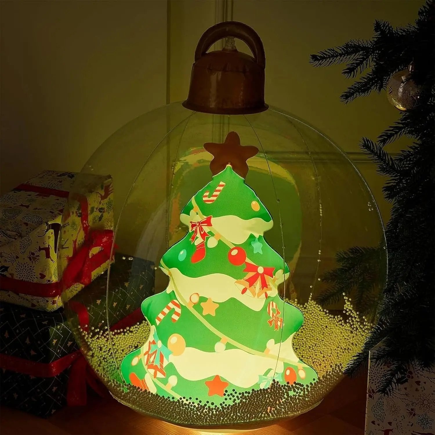 BrightBall™ | Inflatable Christmas ball with light — Controllable via remote control