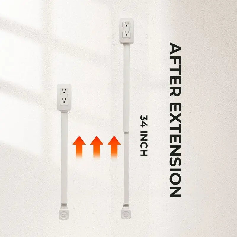 ChargeFlex™ | Extendable power strip — No more stress with hard-to-reach outlets
