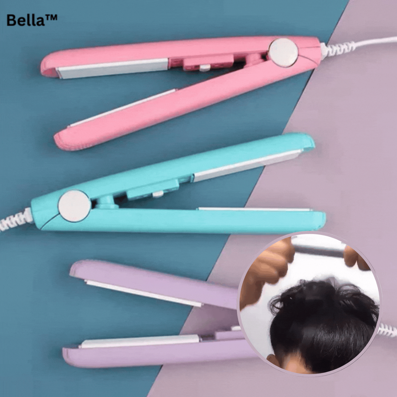 Bella™ | Mini Curling Iron | Curl your hair beautifully within 5 minutes!