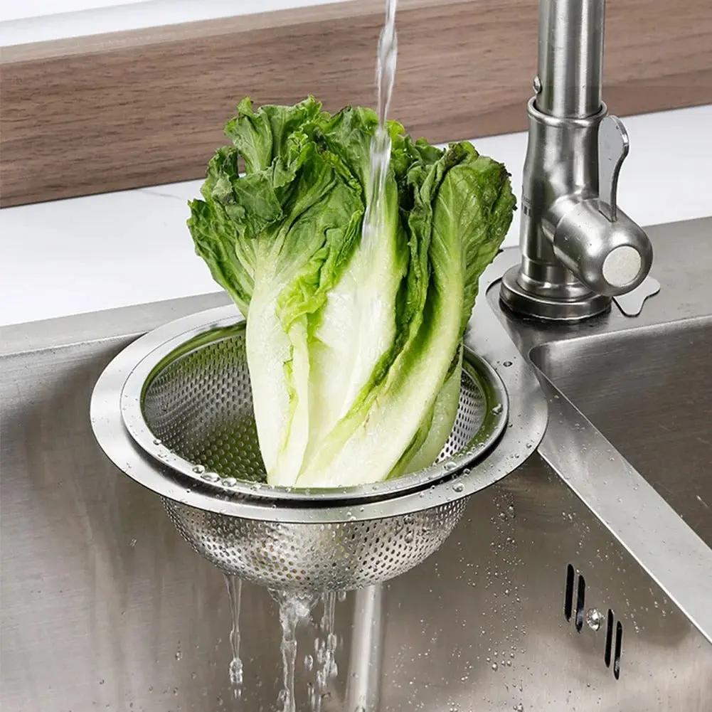 DrainGuard™ | Stainless steel strainer basket for sink, set of 2 — Durable for long-term use