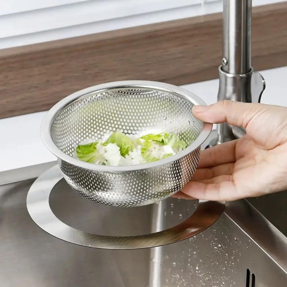 DrainGuard™ | Stainless steel strainer basket for sink, set of 2 — Durable for long-term use