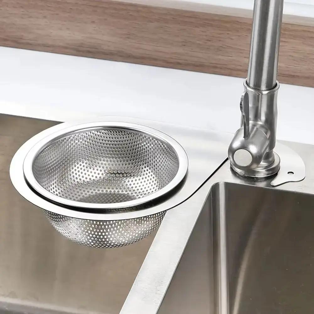 DrainGuard™ | Stainless steel strainer basket for sink, set of 2 — Durable for long-term use
