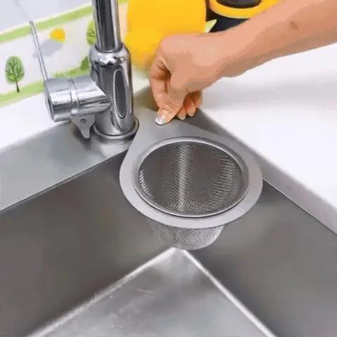 DrainGuard™ | Stainless steel strainer basket for sink, set of 2 — Durable for long-term use