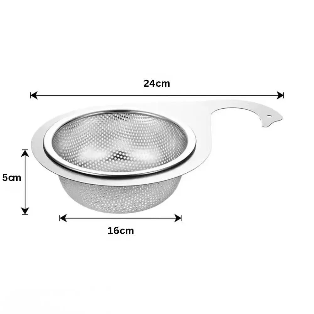 DrainGuard™ | Stainless steel strainer basket for sink, set of 2 — Durable for long-term use