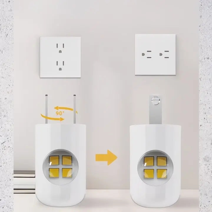 GlowEase™ | Elegant night light: Gentle safety in the hallway. Automatic & simple for your home.