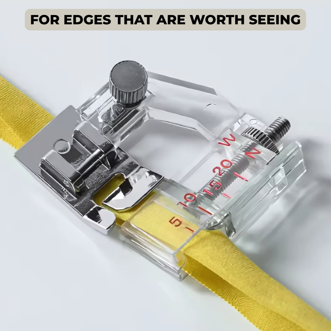 EliteBinder™ | Adjustable bias binding foot