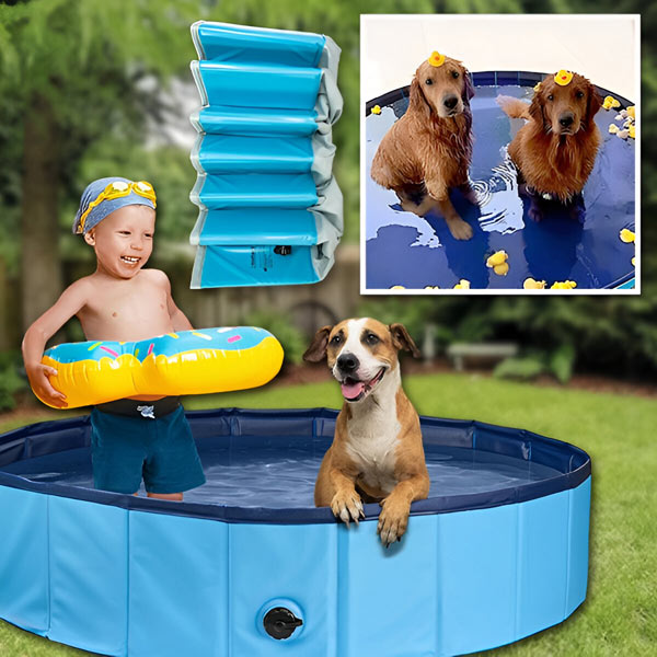 FoldiPool | The folding pool oasis for pets & kids!
