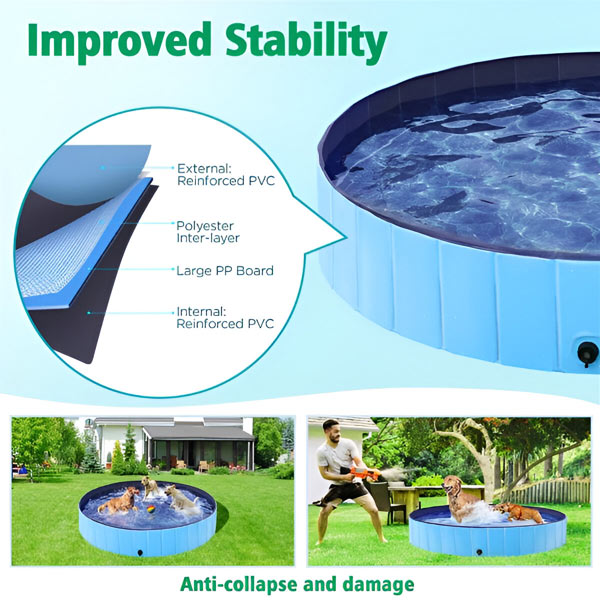 FoldiPool | The folding pool oasis for pets & kids!