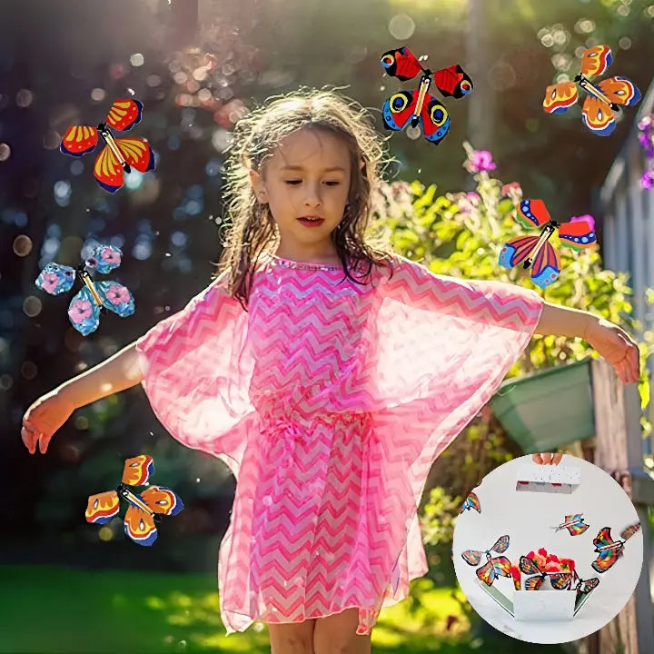 FlutterMagic™ | Flying Butterfly Surprise — Amazement at Weddings & Celebrations Set of 10