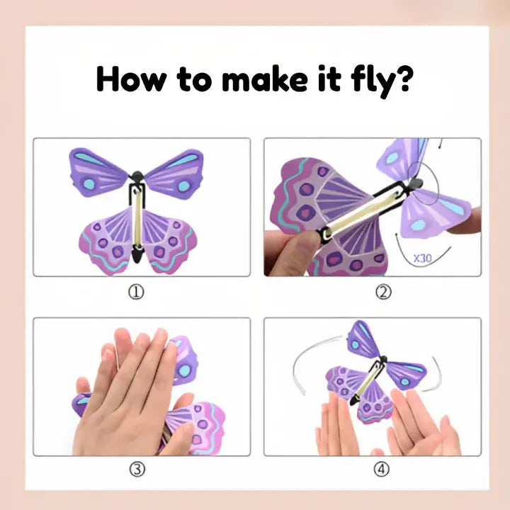 FlutterMagic™ | Flying Butterfly Surprise — Amazement at Weddings & Celebrations Set of 10
