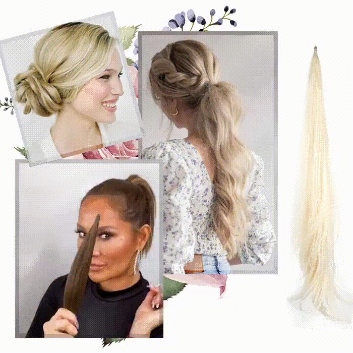 Leah™ | Double style ponytail for a full