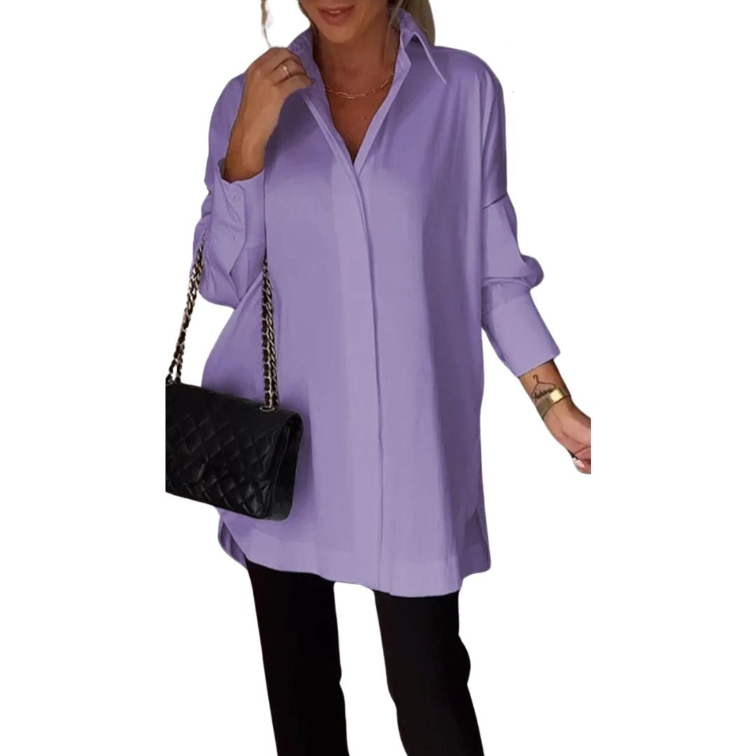 Hillary™ | Long polo blouse