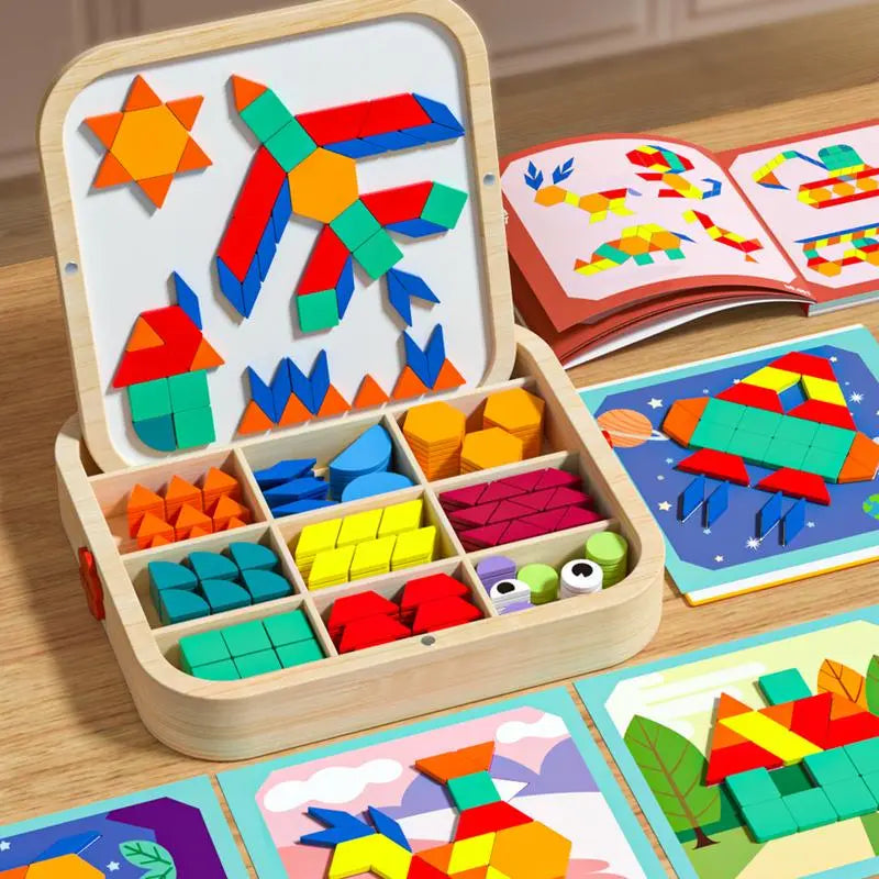 MagnetMind™ | Wooden magnetic puzzle — Promotes creativity and self-confidence
