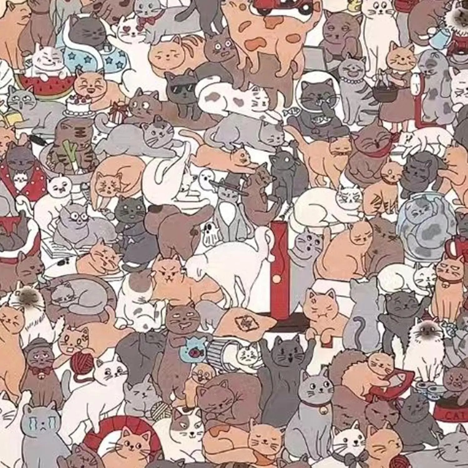 Purrzle™ | Wooden Cat Puzzle, 135 pieces — Art, tranquility, and style combined in one set