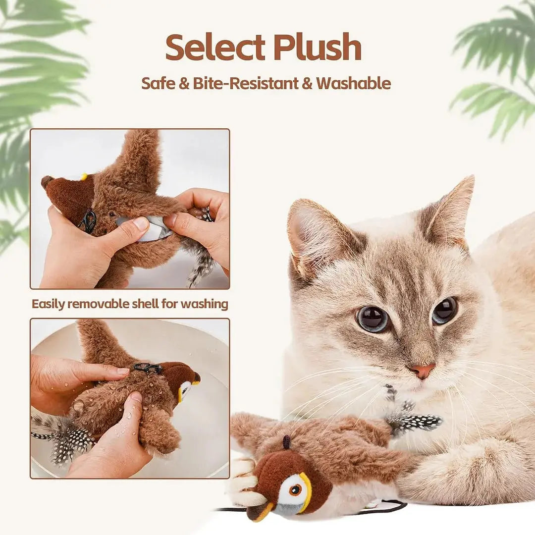 PurrFlight™ | Cat toy bird — Encourages even overweight and lazy cats to exercise