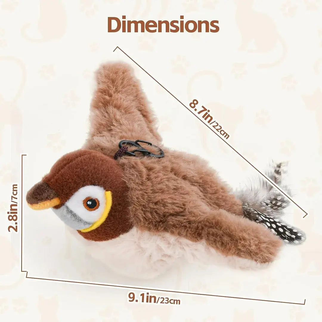 PurrFlight™ | Cat toy bird — Encourages even overweight and lazy cats to exercise