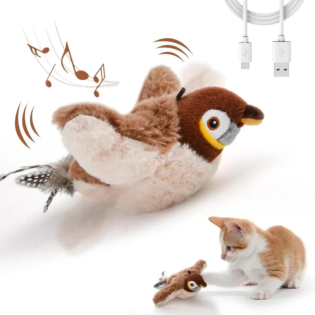 PurrFlight™ | Cat toy bird — Encourages even overweight and lazy cats to exercise