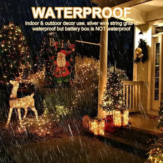 GlowLine™ | LED string lights, copper wire – 9 meters