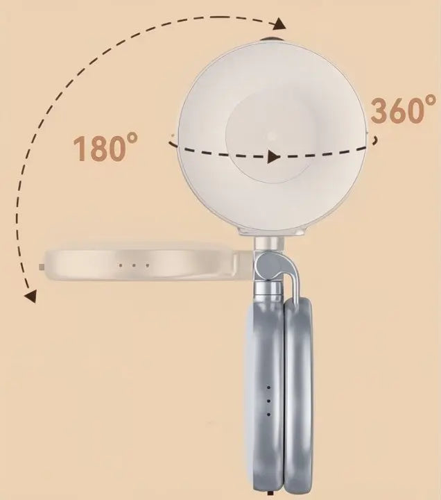 LumiMirror™ | Take flawless selfies anywhere: Portable clip-on ring light for beautiful photos