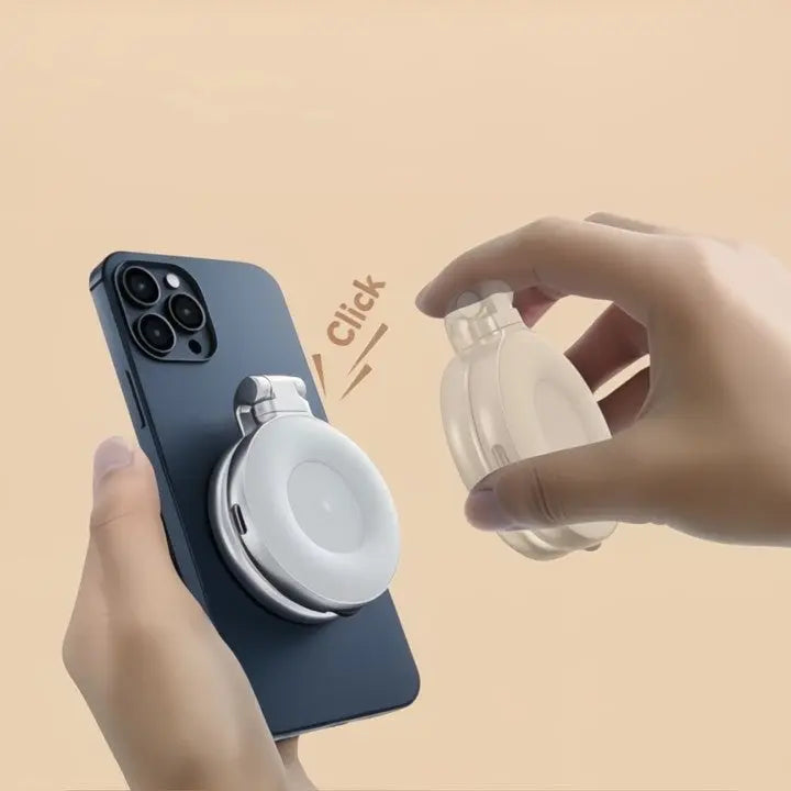 LumiMirror™ | Take flawless selfies anywhere: Portable clip-on ring light for beautiful photos