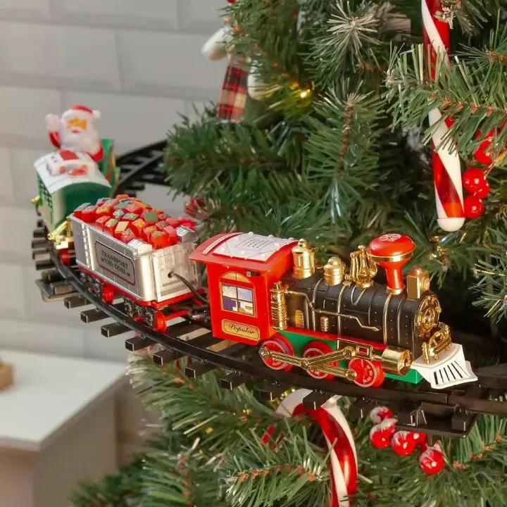 SantaRail™ | Nostalgic Christmas train for the Christmas tree – with music and lights