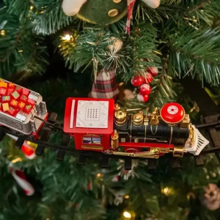 SantaRail™ | Nostalgic Christmas train for the Christmas tree – with music and lights