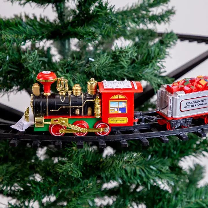 SantaRail™ | Nostalgic Christmas train for the Christmas tree – with music and lights