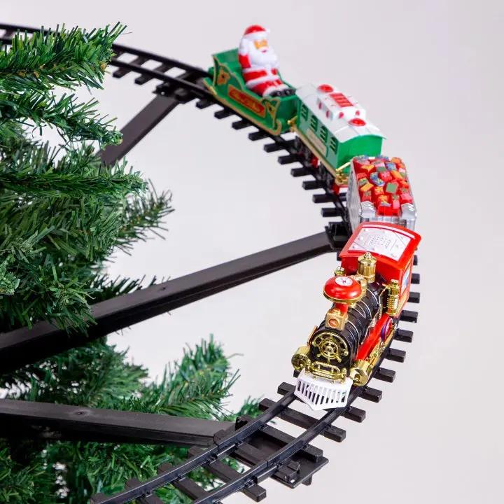 SantaRail™ | Nostalgic Christmas train for the Christmas tree – with music and lights