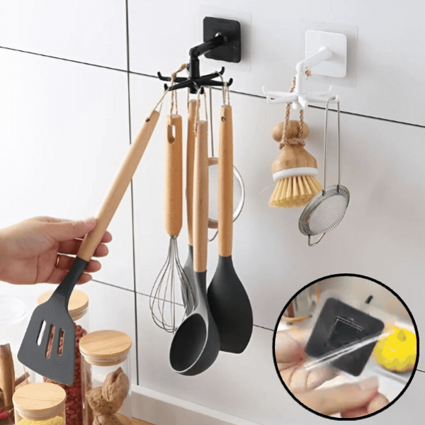 TwistHanger™ | Versatile 360° rotating hook rack