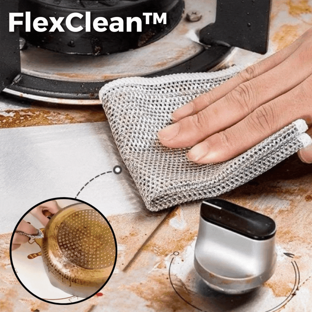 2+2 FREE | FlexClean™ | Multi-purpose wire cloths for stubborn stains [Last day of discount]