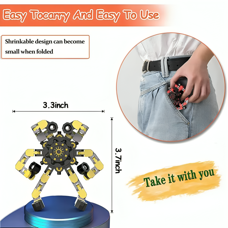 4+4 FREE | SpinMorph™ | Keeps your hands busy and calms your mind!