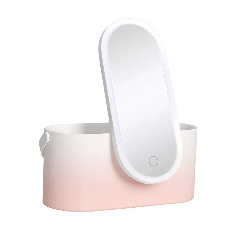 GlamBox | The Makeup Mirror with LED Lighting for On-the-Go Beauty