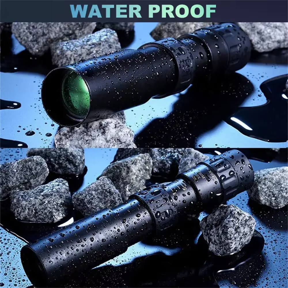 50% RABATT  | EagleEye™ | High-Performance Monocular 10–300×40 | Sturdy, Waterproof Binoculars with Anti-Shake & Night Vision