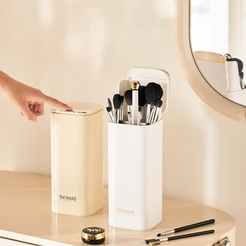 GlamLift™ | Automatic Makeup Brush Organizer