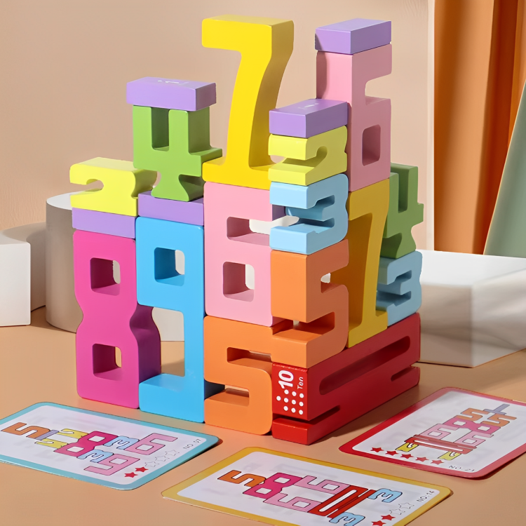 50% DISCOUNT | FunDigits™ | Teaches counting and adding by stacking!