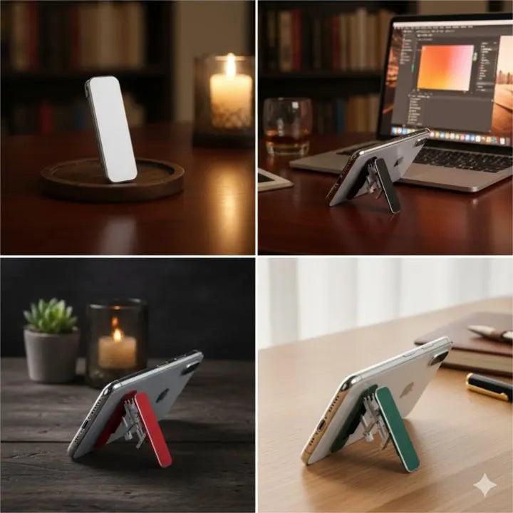 FlexStand™ | Slim, adhesive cell phone holder for easy hands-free operation