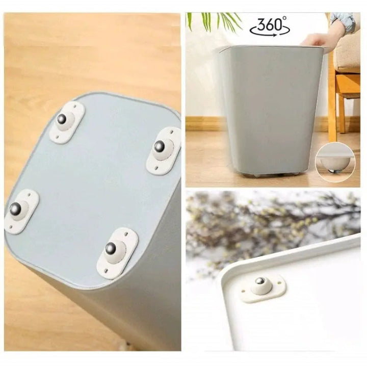 GlideRoll™ | Self-adhesive 360° rollers – Move everything effortlessly and quietly (tool-free installation) (8 pieces)