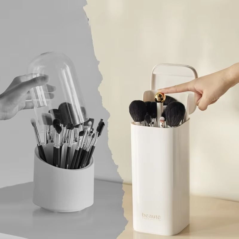 GlamLift™ | Automatic Makeup Brush Organizer