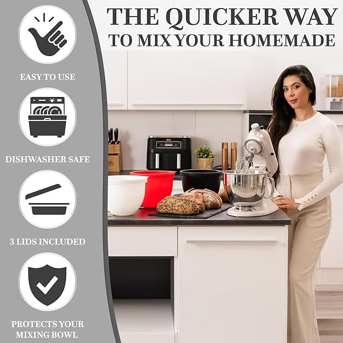 FlexiMix™ | Silicone insert for food processor — effortless and clean baking