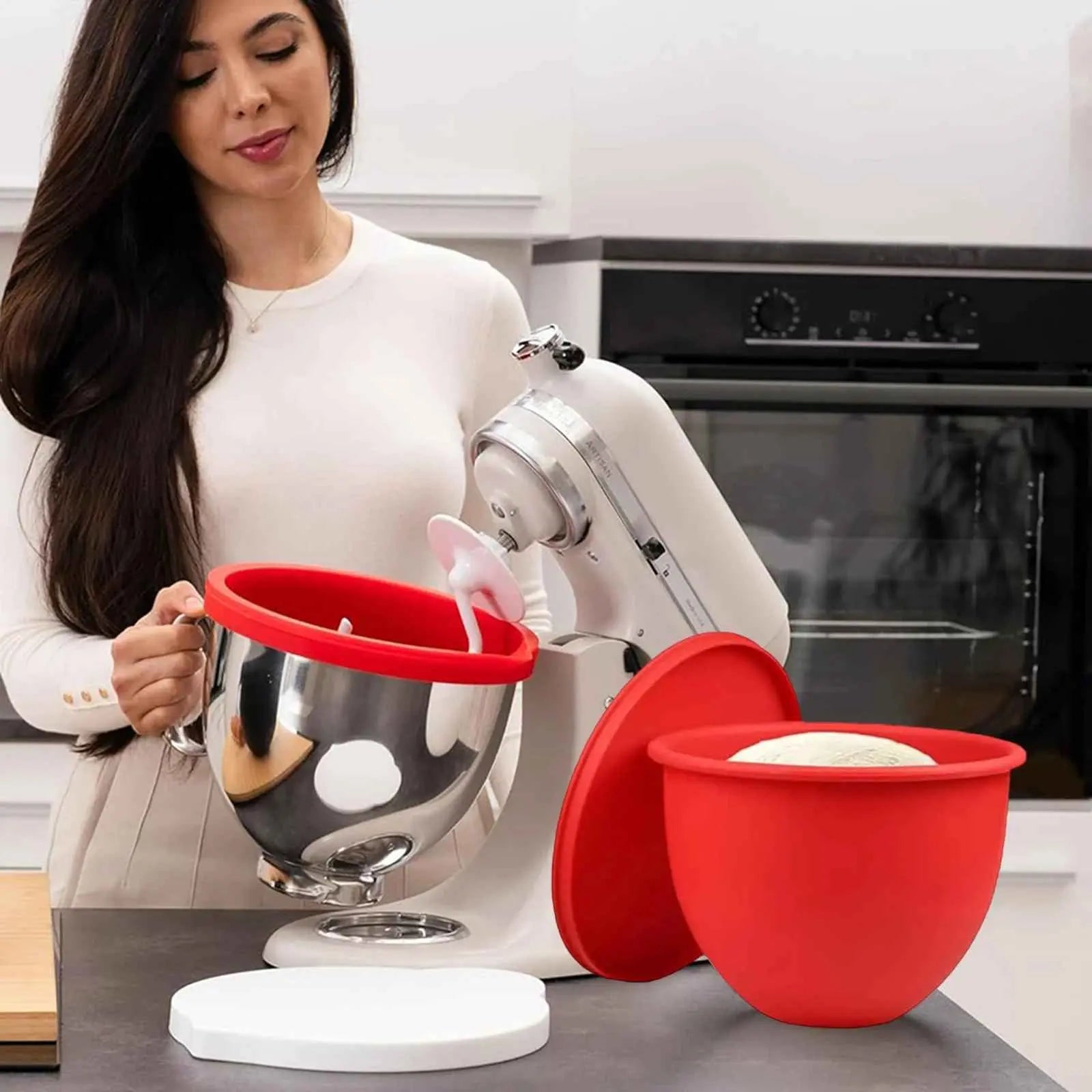 FlexiMix™ | Silicone insert for food processor — effortless and clean baking