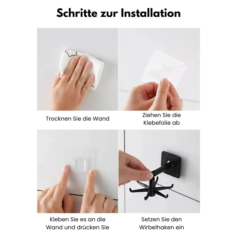 TwistHanger™ | Versatile 360° rotating hook rack