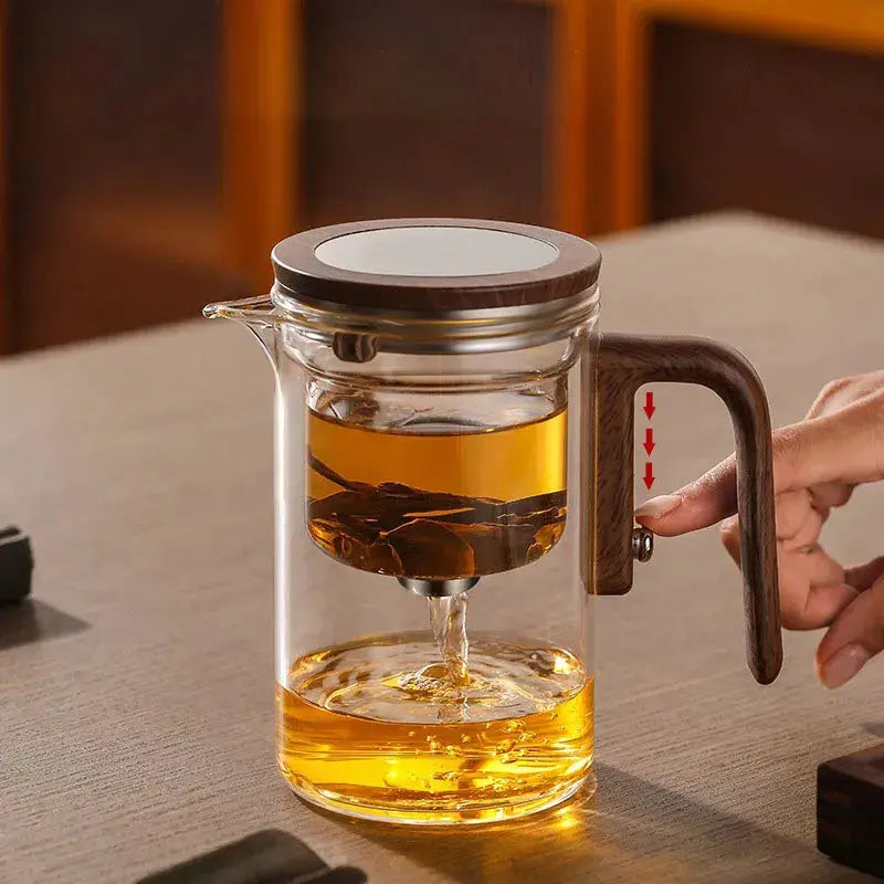 TeaHarmony™ | Borosilicate glass teapot — Elegant preparation of creative tea blends