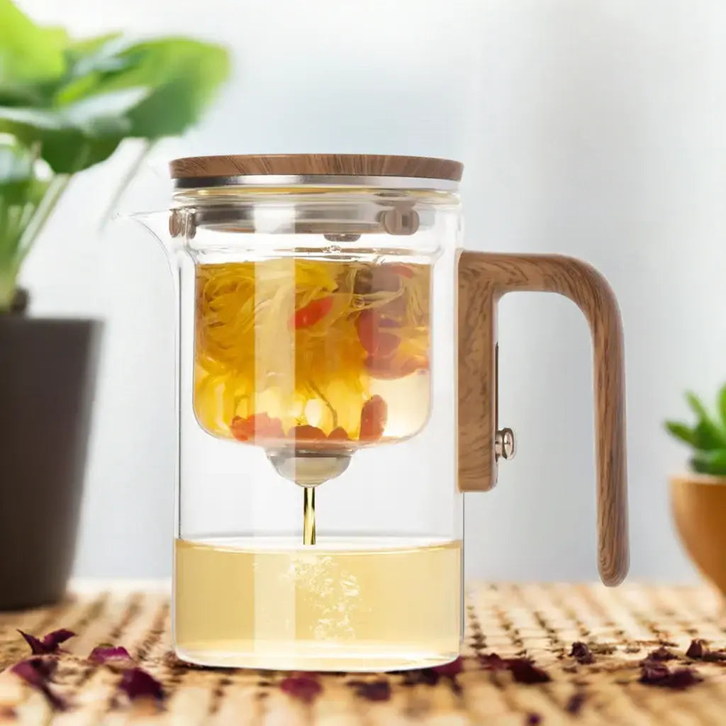 TeaHarmony™ | Borosilicate glass teapot — Elegant preparation of creative tea blends