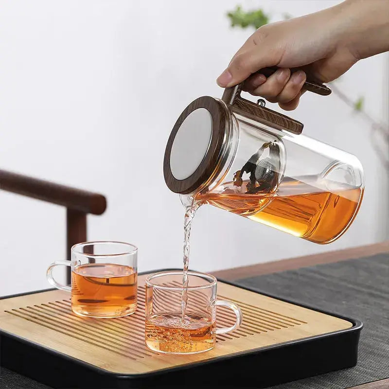 TeaHarmony™ | Borosilicate glass teapot — Elegant preparation of creative tea blends