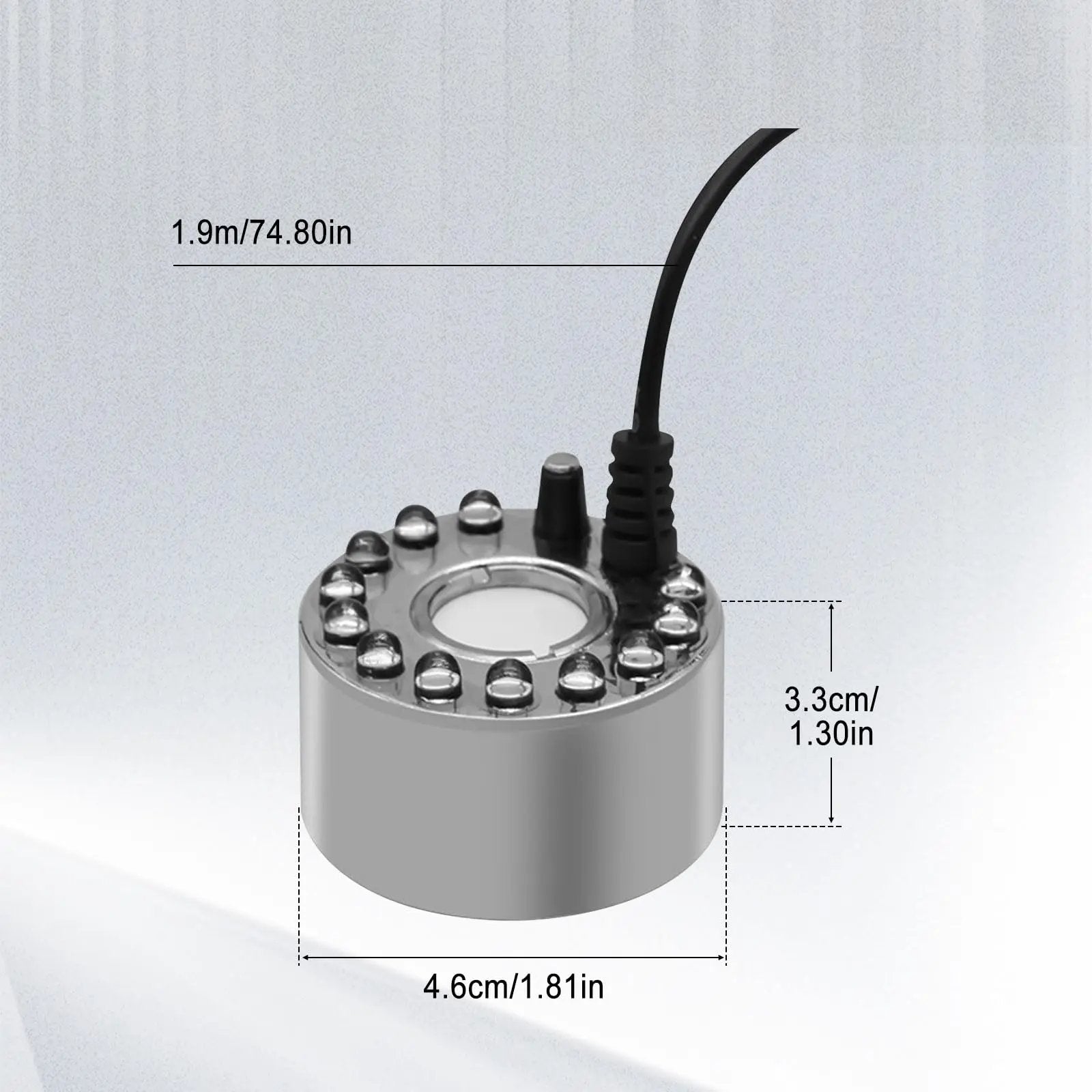 MistAura™ | Ultrasonic fog machine with water level sensor — High-quality fog in seconds