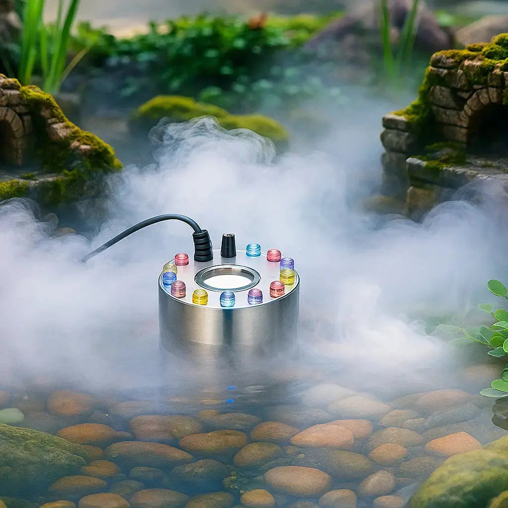 MistAura™ | Ultrasonic fog machine with water level sensor — High-quality fog in seconds