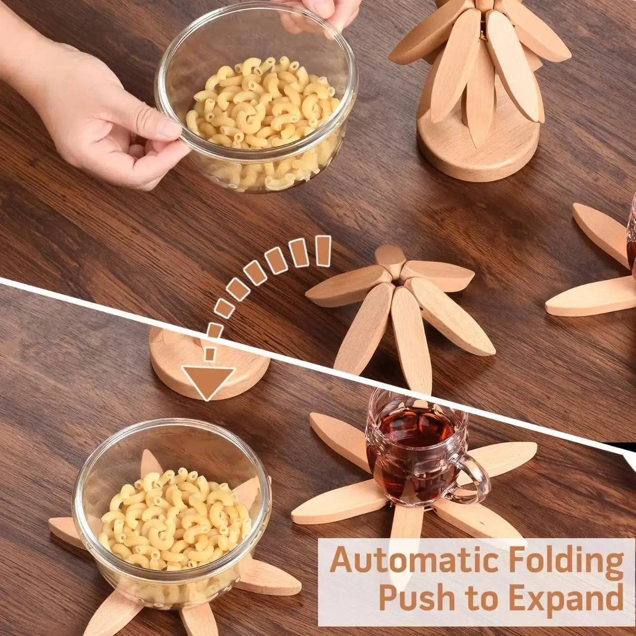 TreeGuard™ | Walnut coasters — stylish and effective protection for your furniture