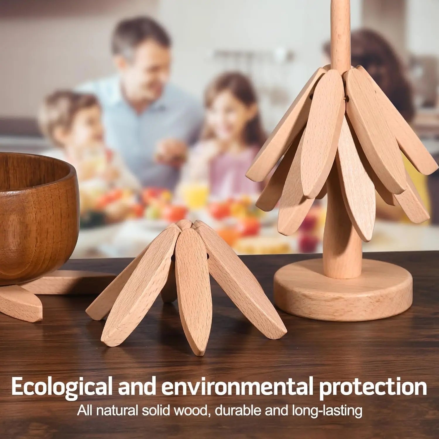 TreeGuard™ | Walnut coasters — stylish and effective protection for your furniture